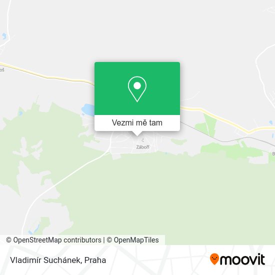 Vladimír Suchánek mapa