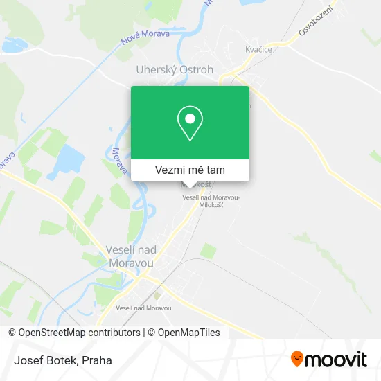 Josef Botek mapa