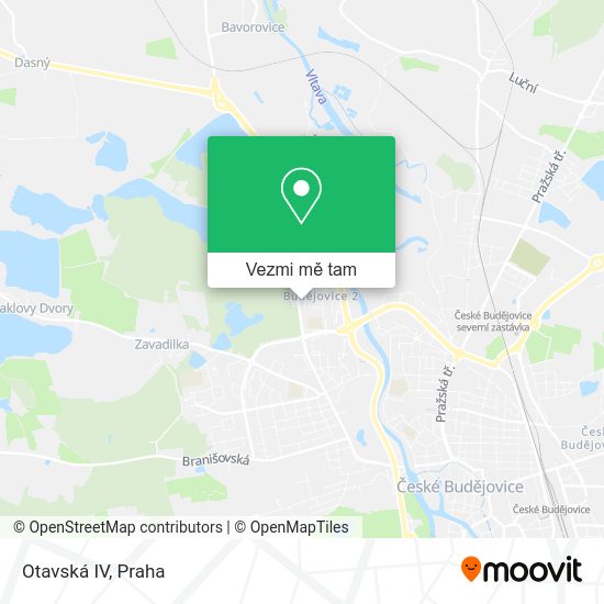 Otavská IV mapa