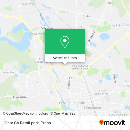 Gate Cb Retail park mapa