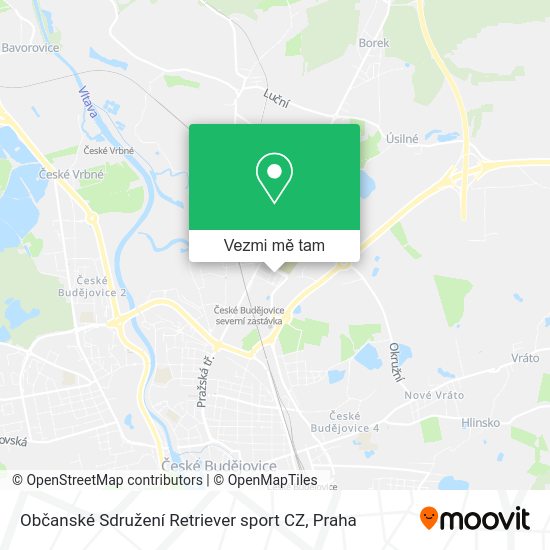Občanské Sdružení Retriever sport CZ mapa
