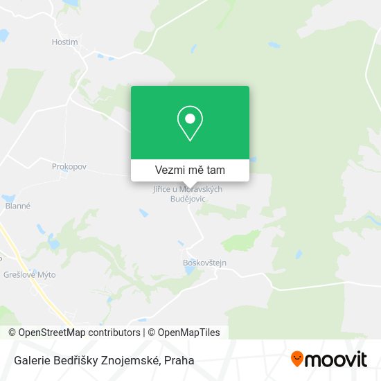 Galerie Bedřišky Znojemské mapa
