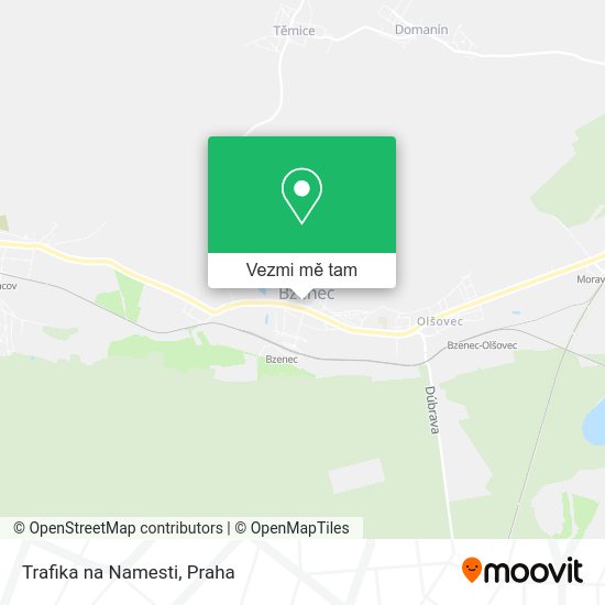 Trafika na Namesti mapa
