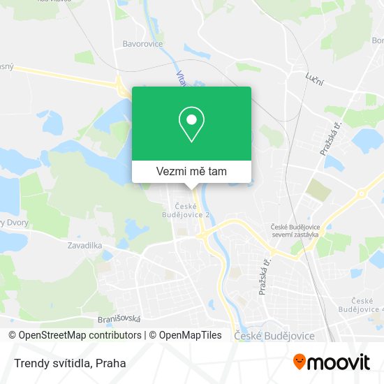 Trendy svítidla mapa