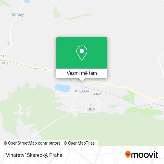 Vinařství Škarecký mapa