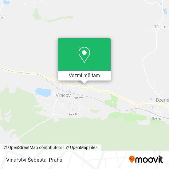 Vinařství Šebesta mapa