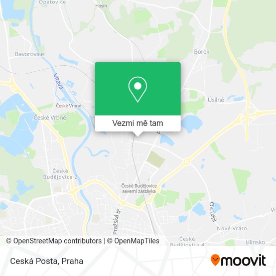 Ceská Posta mapa