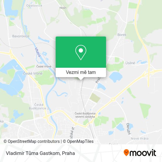 Vladimír Tůma Gastkom mapa