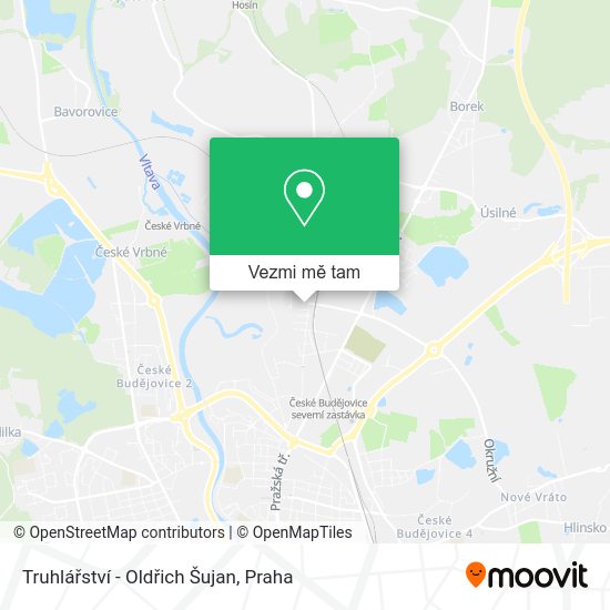 Truhlářství - Oldřich Šujan mapa
