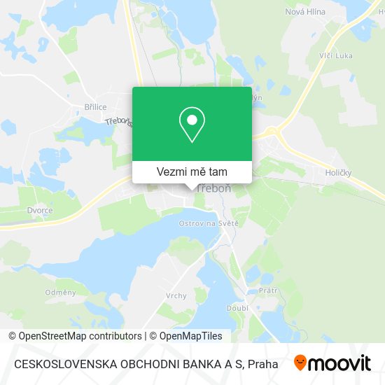 CESKOSLOVENSKA OBCHODNI BANKA A S mapa