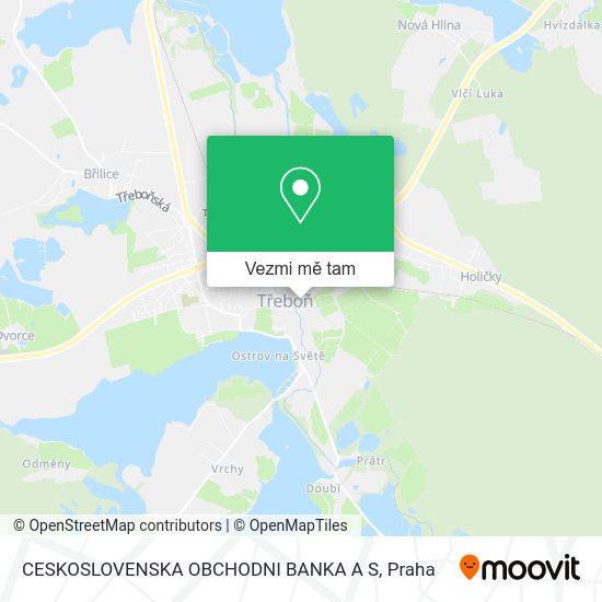 CESKOSLOVENSKA OBCHODNI BANKA A S mapa