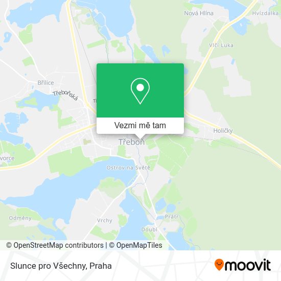 Slunce pro Všechny mapa