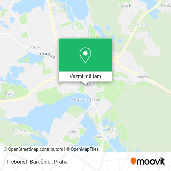 Třeboňští Baráčníci mapa