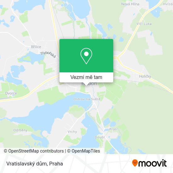 Vratislavský dům mapa
