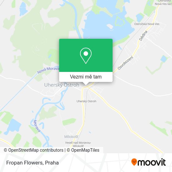 Fropan Flowers mapa