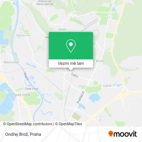 Ondřej Brož mapa