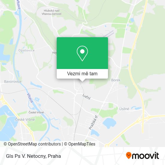 Gls Ps V. Netocny mapa