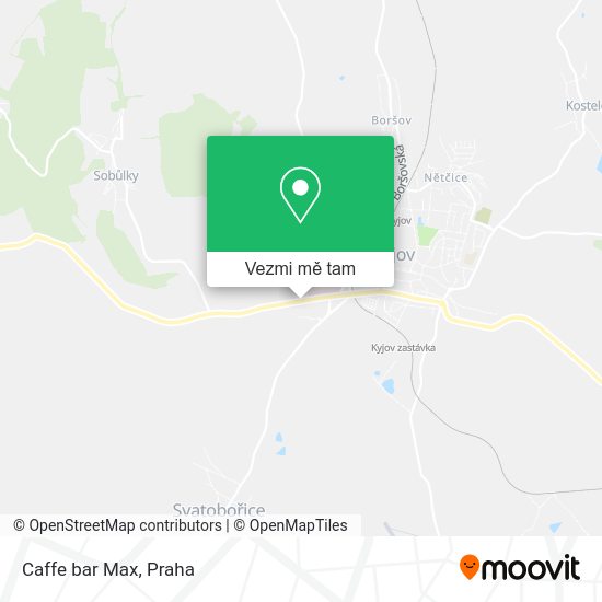 Caffe bar Max mapa
