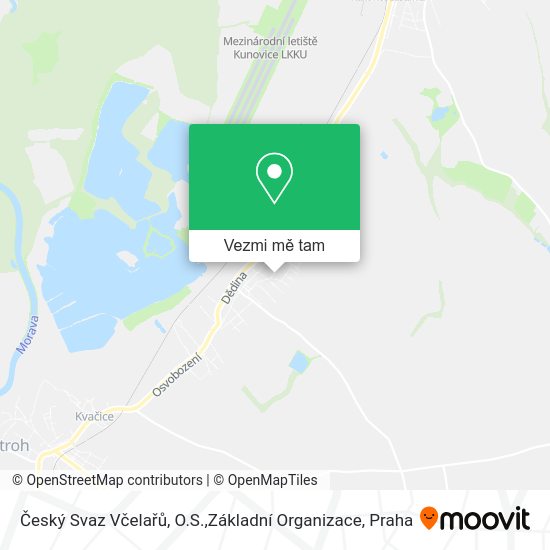 Český Svaz Včelařů, O.S.,Základní Organizace mapa