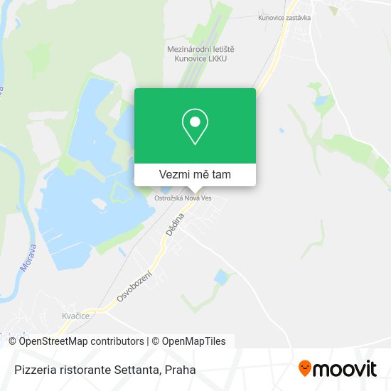 Pizzeria ristorante Settanta mapa