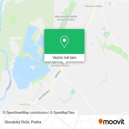 Slovácký Dvůr mapa