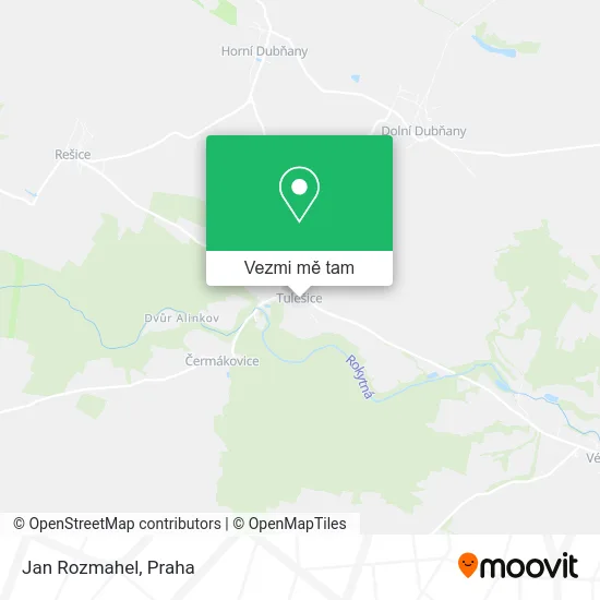 Jan Rozmahel mapa