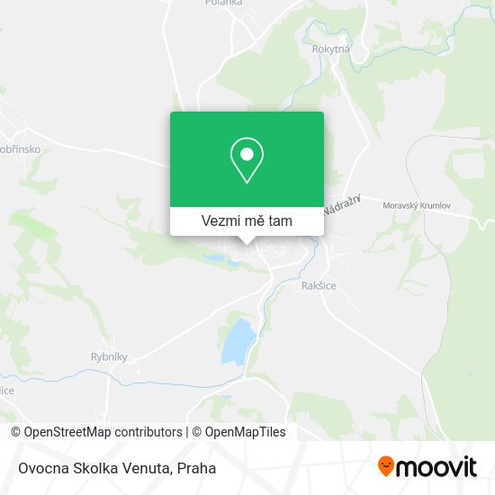 Ovocna Skolka Venuta mapa