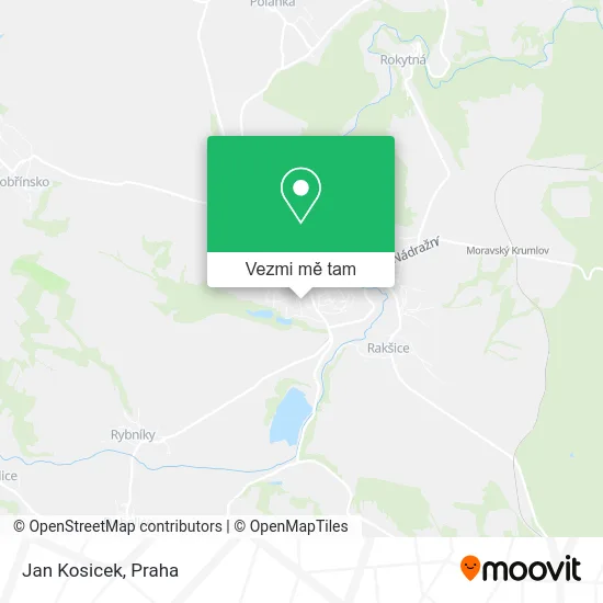 Jan Kosicek mapa