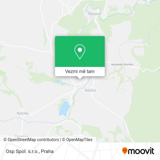 Osp Spol. s.r.o. mapa