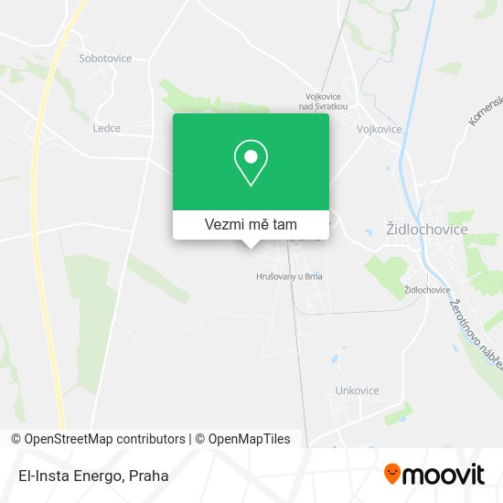 El-Insta Energo mapa