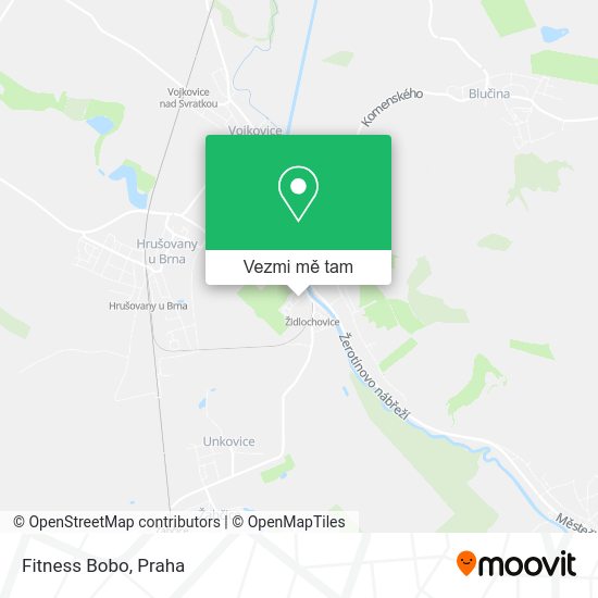 Fitness Bobo mapa