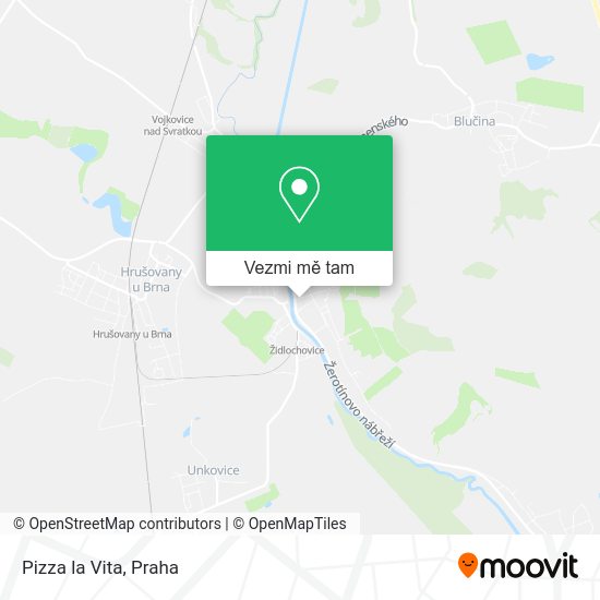 Pizza la Vita mapa