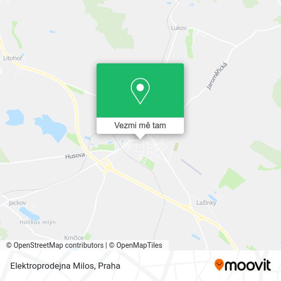 Elektroprodejna Milos mapa
