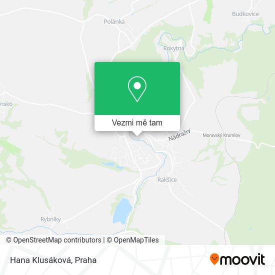 Hana Klusáková mapa