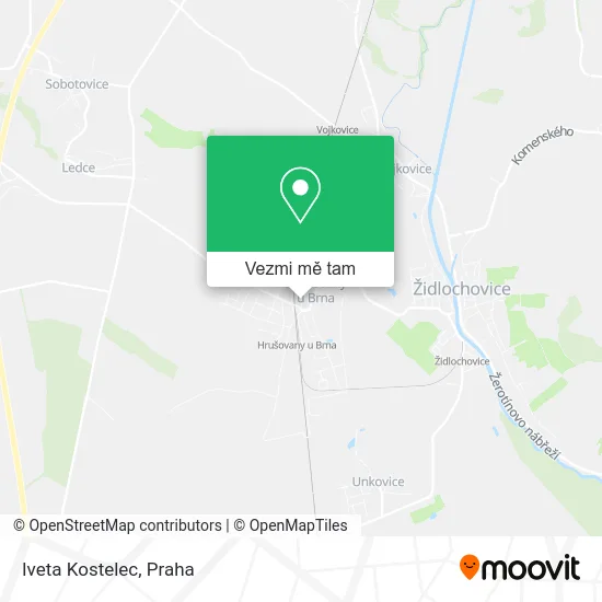 Iveta Kostelec mapa