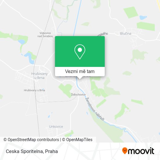 Ceska Sporitelna mapa