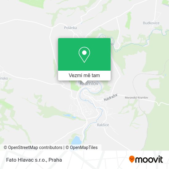 Fato Hlavac s.r.o. mapa