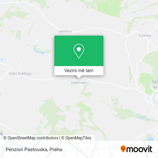 Penzion Pastouska mapa
