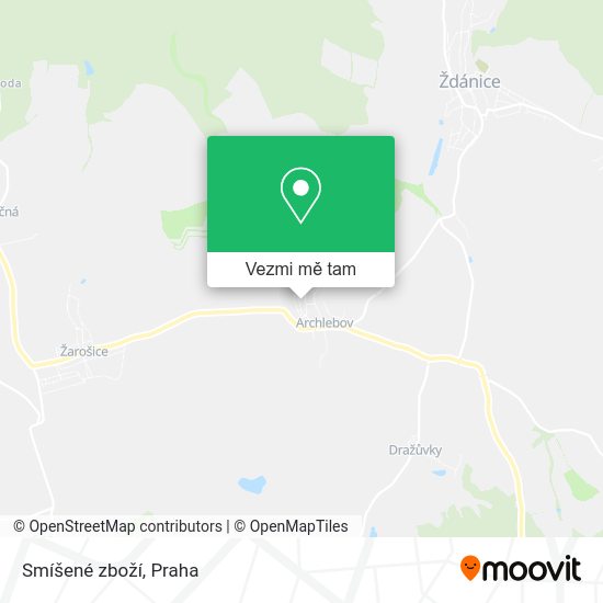 Smíšené zboží mapa