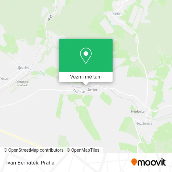 Ivan Bernátek mapa