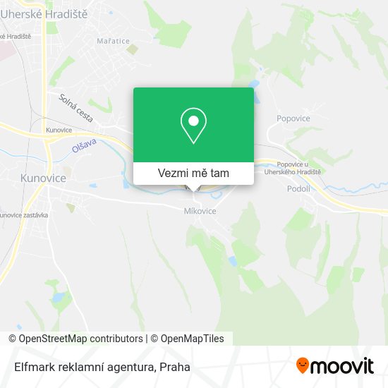 Elfmark reklamní agentura mapa