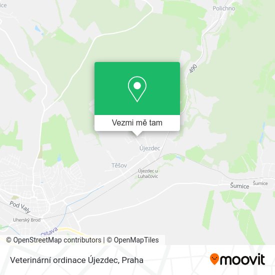 Veterinární ordinace Újezdec mapa