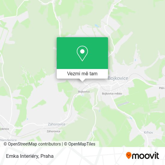 Emka Interiéry mapa