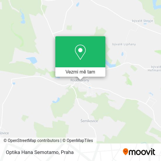 Optika Hana Semotamo mapa