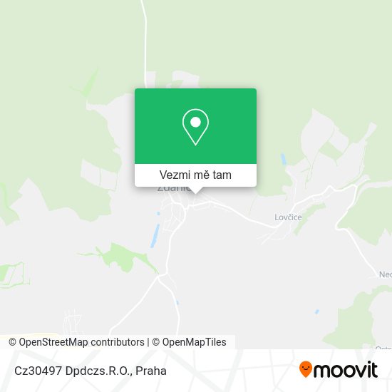Cz30497 Dpdczs.R.O. mapa