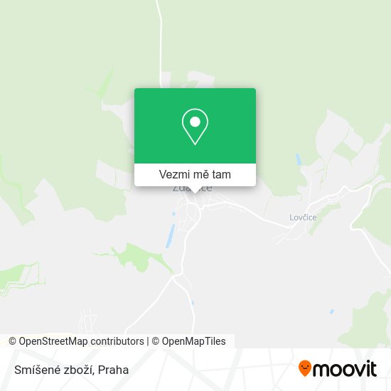 Smíšené zboží mapa