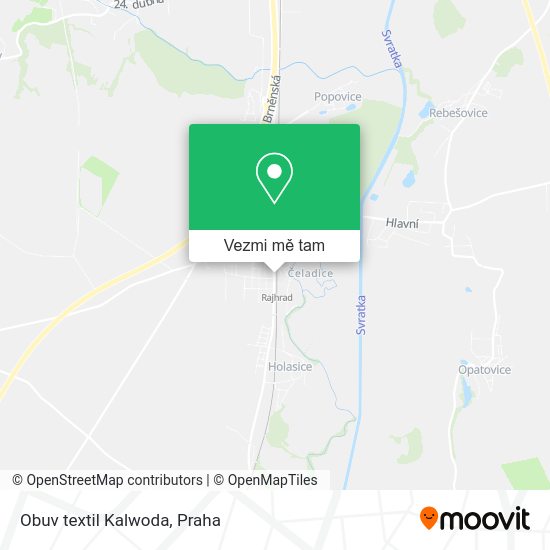 Obuv textil Kalwoda mapa