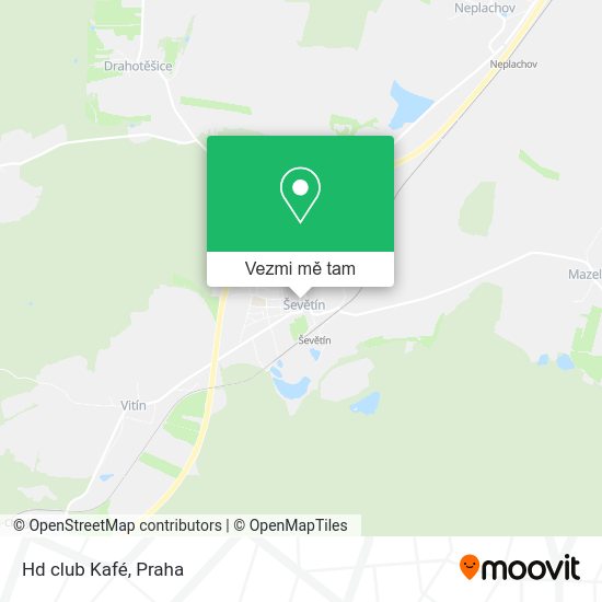 Hd club Kafé mapa