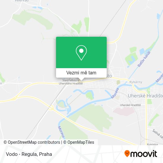 Vodo - Regula mapa