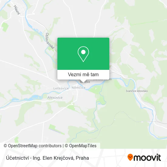 Účetnictví - Ing. Elen Krejčová mapa